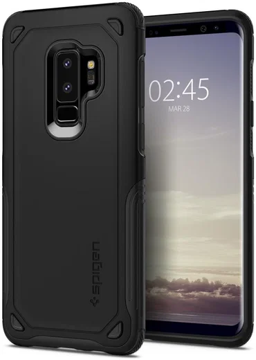 Spigen Hybrid Armor Hoesje Samsung Galaxy S9 Plus Zwart afbeelding 1