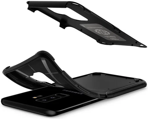 Spigen Hybrid Armor Hoesje Samsung Galaxy S9 Plus Zwart afbeelding 3