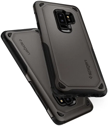 Spigen Hybrid Armor Hoesje Samsung Galaxy S9 Plus Gunmetal afbeelding 2