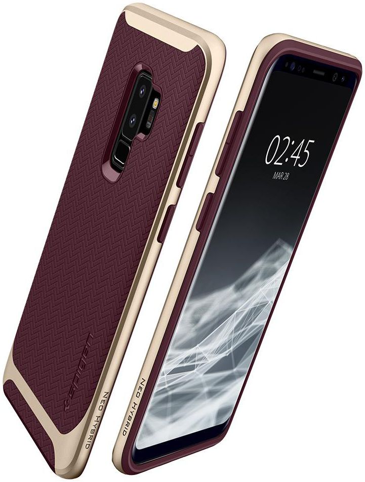 Spigen Neo Hybrid Case Samsung Galaxy S9 Plus Burgundy afbeelding 2