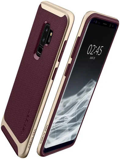 Spigen Neo Hybrid Case Samsung Galaxy S9 Plus Burgundy afbeelding 2