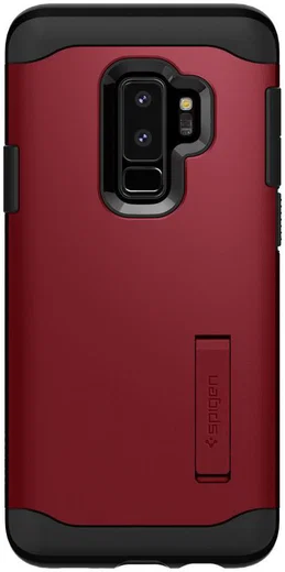 Spigen Slim Armor Hoesje Samsung Galaxy S9 Plus Red afbeelding 6