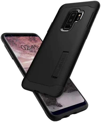 Spigen Slim Armor Hoesje Samsung Galaxy S9 Plus Black afbeelding 3