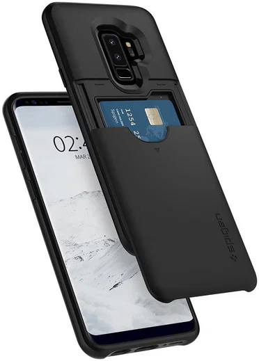Spigen Slim Armor CS Hoesje Samsung Galaxy S9 Plus Black afbeelding 1