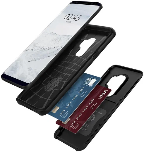 Spigen Slim Armor CS Hoesje Samsung Galaxy S9 Plus Black afbeelding 4