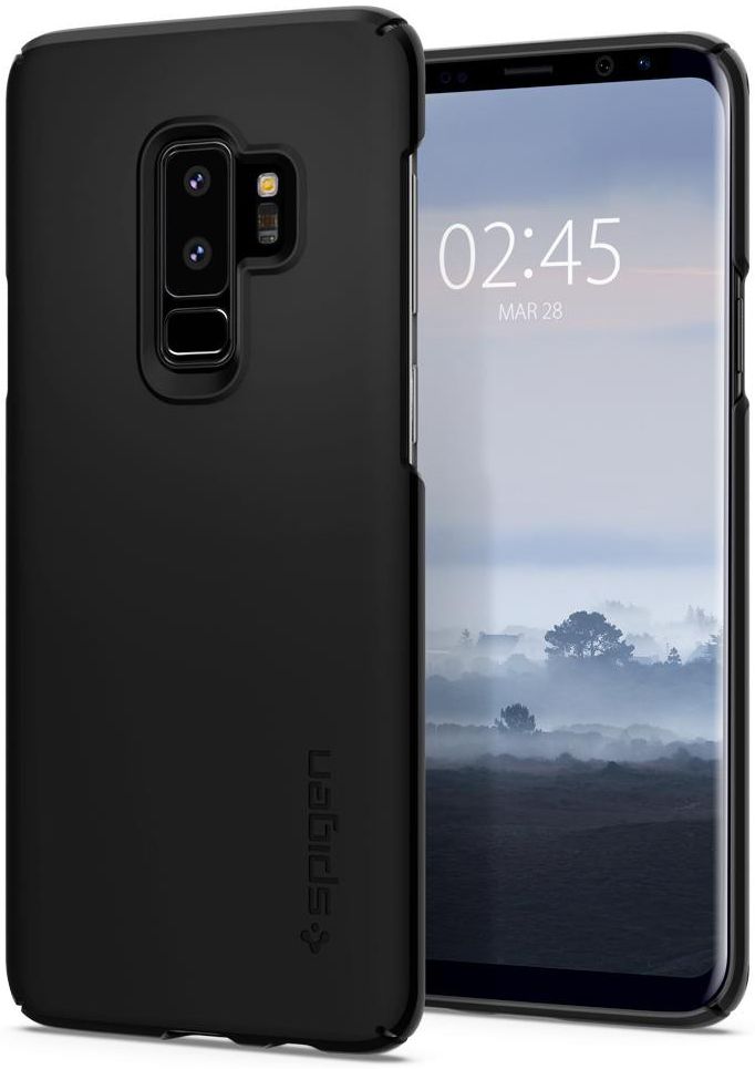 Spigen Thin Fit Case Samsung Galaxy S9 Plus Black afbeelding 1
