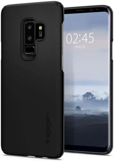 Spigen Thin Fit Case Samsung Galaxy S9 Plus Black afbeelding 1