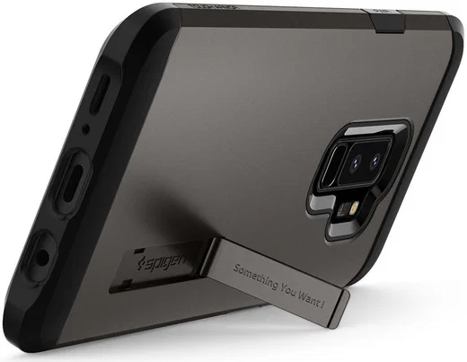 Spigen Tough Armor Hoesje Samsung Galaxy S9 Plus Gunmetal afbeelding 4