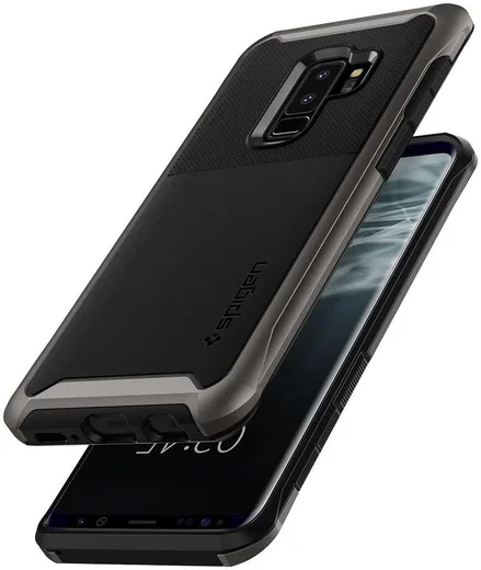 Spigen Neo Hybrid Urban CS Case Samsung Galaxy S9 Plus Gunmetal afbeelding 2