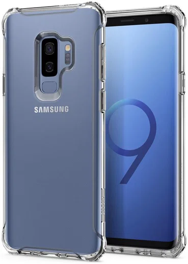 Spigen Rugged Armor Hoesje Samsung Galaxy S9 Plus Transparant afbeelding 1