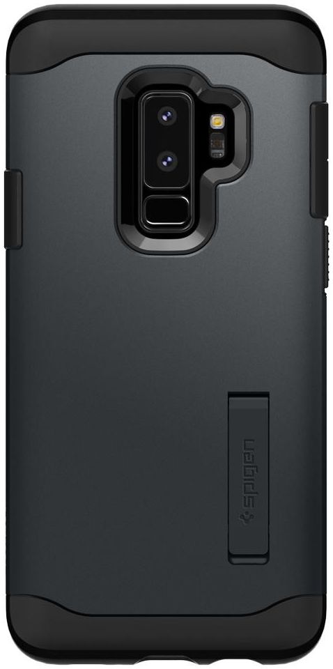 Spigen Slim Armor Case Samsung Galaxy S9 Plus Metal Slate afbeelding 6
