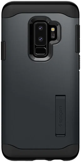 Spigen Slim Armor Case Samsung Galaxy S9 Plus Metal Slate afbeelding 6