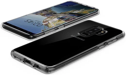 Spigen Ultra Hybrid Case Samsung Galaxy S9 Plus Crystal Clear afbeelding 7