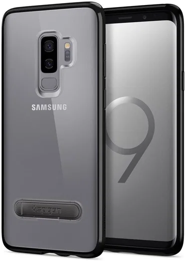 Spigen Ultra Hybrid S Case Samsung Galaxy S9 Plus Midnight Black afbeelding 17