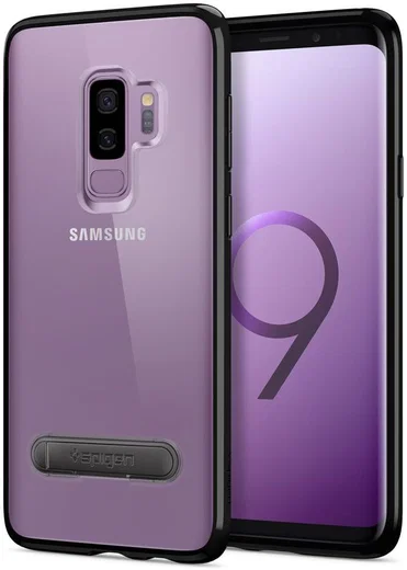Spigen Ultra Hybrid S Case Samsung Galaxy S9 Plus Midnight Black afbeelding 19