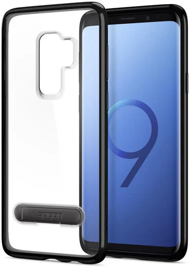 Spigen Ultra Hybrid S Case Samsung Galaxy S9 Plus Midnight Black afbeelding 15