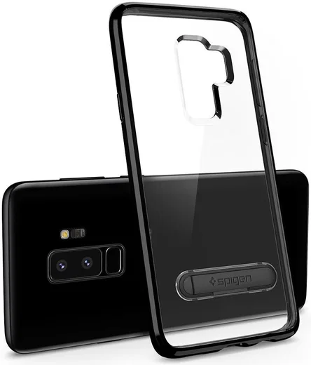 Spigen Ultra Hybrid S Case Samsung Galaxy S9 Plus Midnight Black afbeelding 7