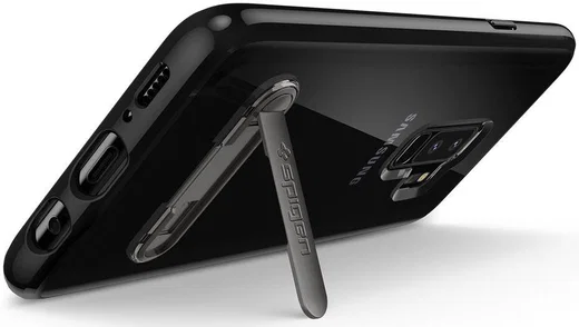 Spigen Ultra Hybrid S Case Samsung Galaxy S9 Plus Midnight Black afbeelding 2