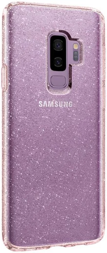 Spigen Liquid Crystal Glitter Samsung Galaxy S9 Plus Hoesje Rose afbeelding 5