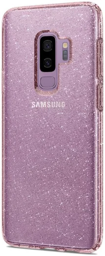 Spigen Liquid Crystal Glitter Samsung Galaxy S9 Plus Hoesje Rose afbeelding 7