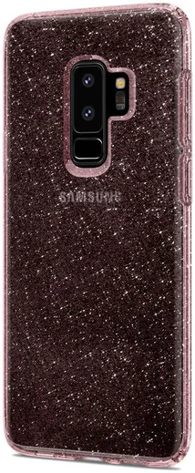 Spigen Liquid Crystal Glitter Samsung Galaxy S9 Plus Hoesje Rose afbeelding 18