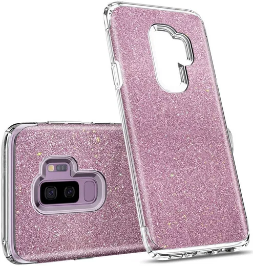 Spigen Slim Armor Crystal Glitter Case Samsung Galaxy S9 Plus Rose afbeelding 2