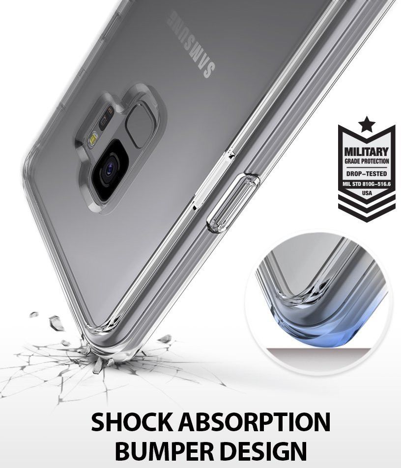 Ringke Fusion Hoesje Samsung Galaxy S9 Transparant afbeelding 2