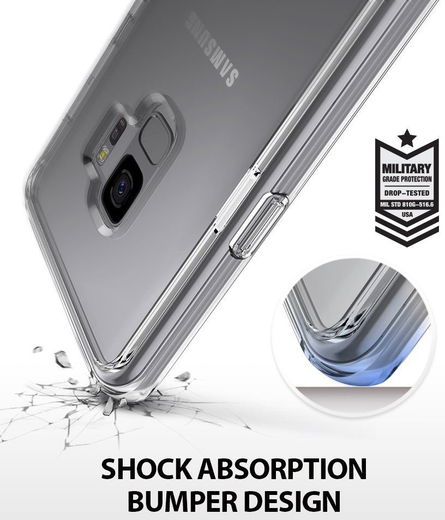 Ringke Fusion Hoesje Samsung Galaxy S9 Transparant afbeelding 2