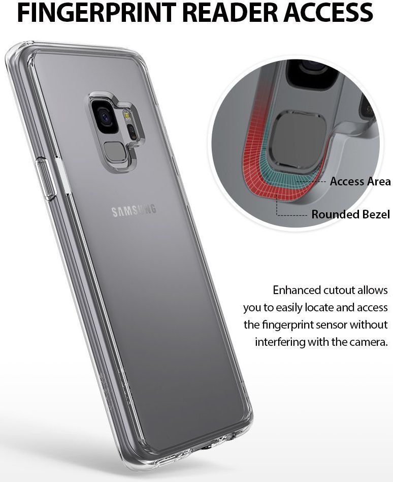 Ringke Fusion Hoesje Samsung Galaxy S9 Transparant afbeelding 6