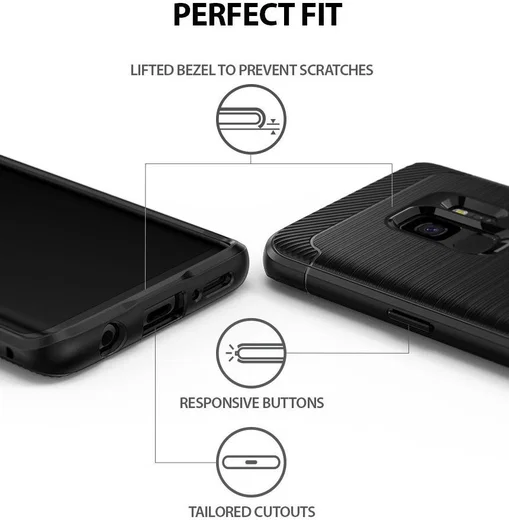 Ringke Onyx Samsung Galaxy S9 Hoesje Zwart afbeelding 3