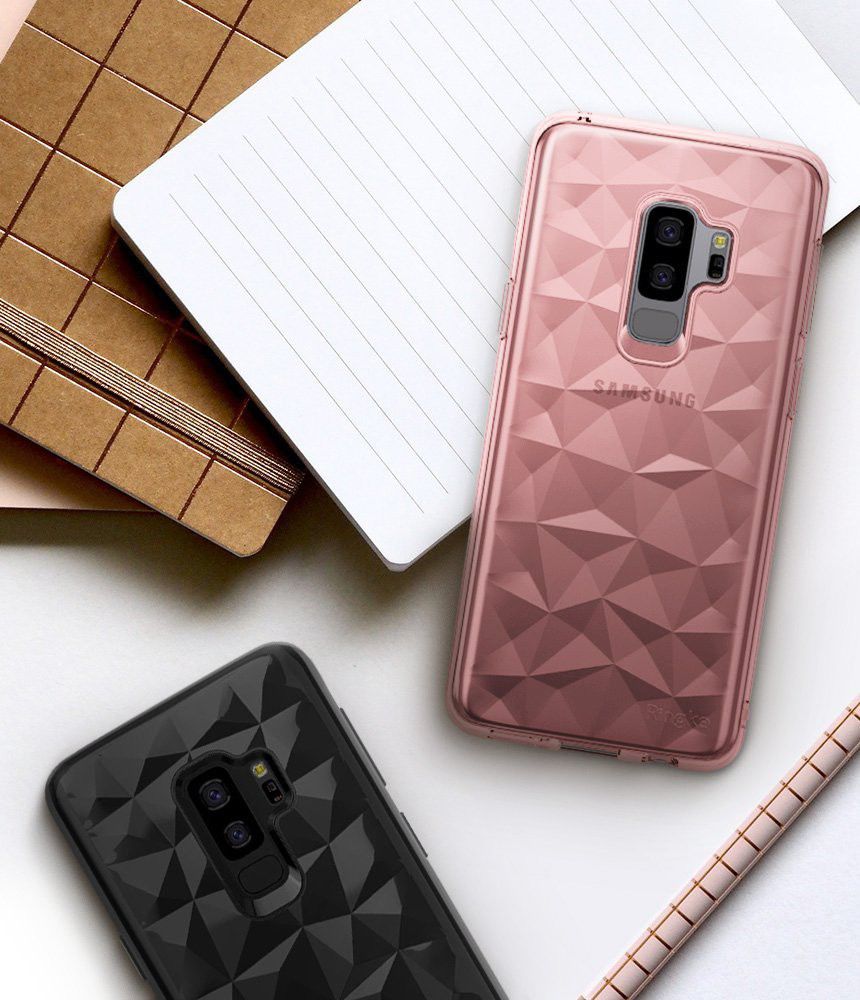 Ringke Air Prism Hoesje Samsung Galaxy S9 Plus Roze Goud afbeelding 7
