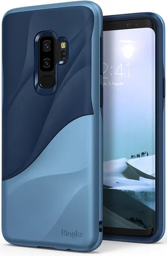 Ringke Wave Hoesje Samsung Galaxy S9 Plus Coastal Blue afbeelding 1