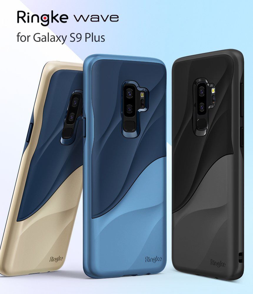 Ringke Wave Hoesje Samsung Galaxy S9 Plus Coastal Blue afbeelding 2