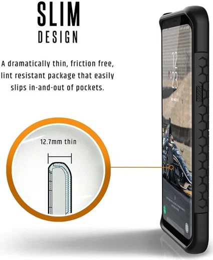 Urban Armor Gear Monarch Hoesje Samsung Galaxy S9 Black afbeelding 6