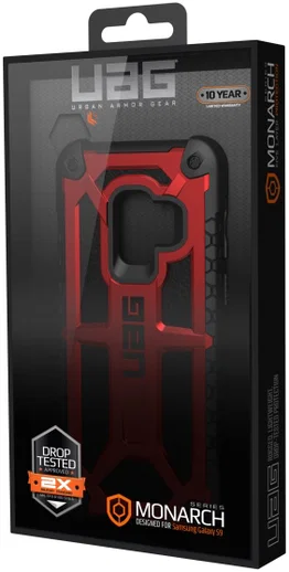 Urban Armor Gear Monarch Hoesje Samsung Galaxy S9 Crimson afbeelding 12