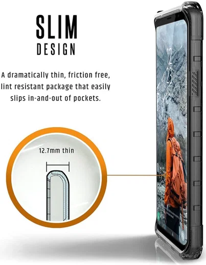 Urban Armor Gear Plyo Hoesje Samsung Galaxy S9 Plus Ash afbeelding 7