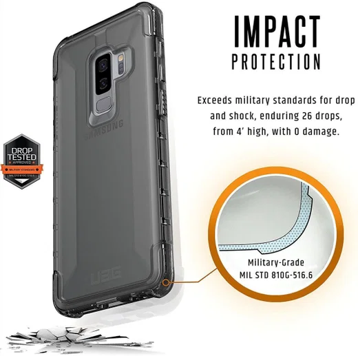 Urban Armor Gear Plyo Hoesje Samsung Galaxy S9 Plus Ash afbeelding 4
