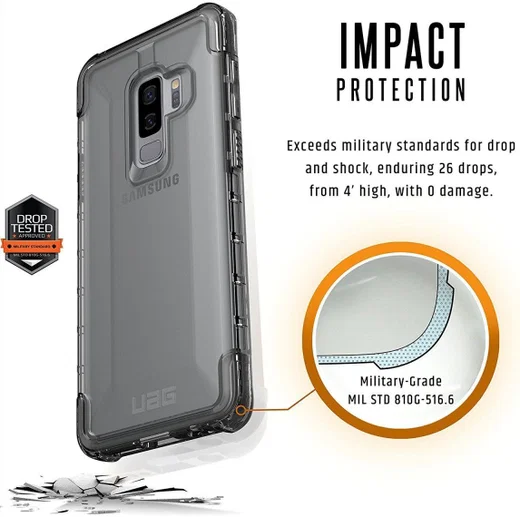 Urban Armor Gear Plyo Hoesje Samsung Galaxy S9 Plus Ice afbeelding 5