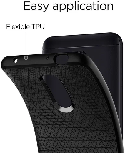 Spigen Liquid Air Card Slot Case Xiaomi Redmi 5 Plus Zwart afbeelding 2