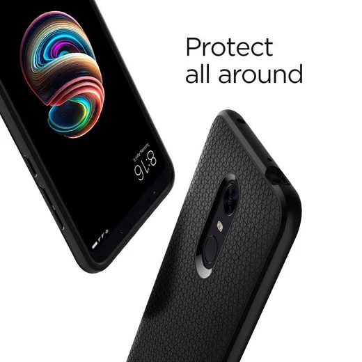 Spigen Liquid Air Card Slot Case Xiaomi Redmi 5 Plus Zwart afbeelding 3