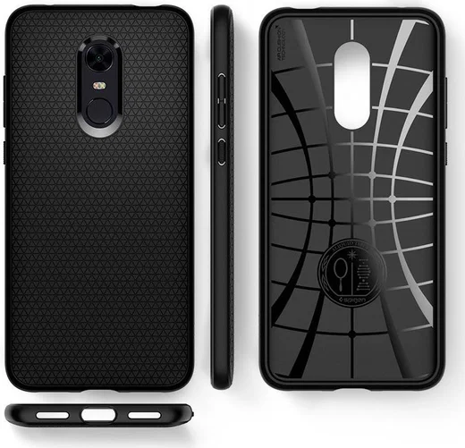 Spigen Liquid Air Card Slot Case Xiaomi Redmi 5 Plus Zwart afbeelding 9