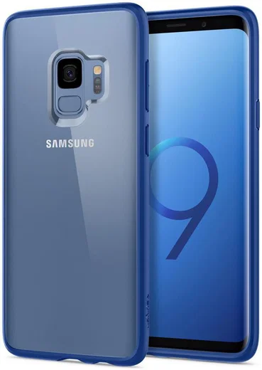 Spigen Ultra Hybrid Case Samsung Galaxy S9 Coral Blue afbeelding 1