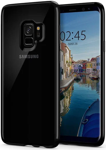 Spigen Ultra Hybrid Hoesje Samsung Galaxy S9 Midnight Black afbeelding 2