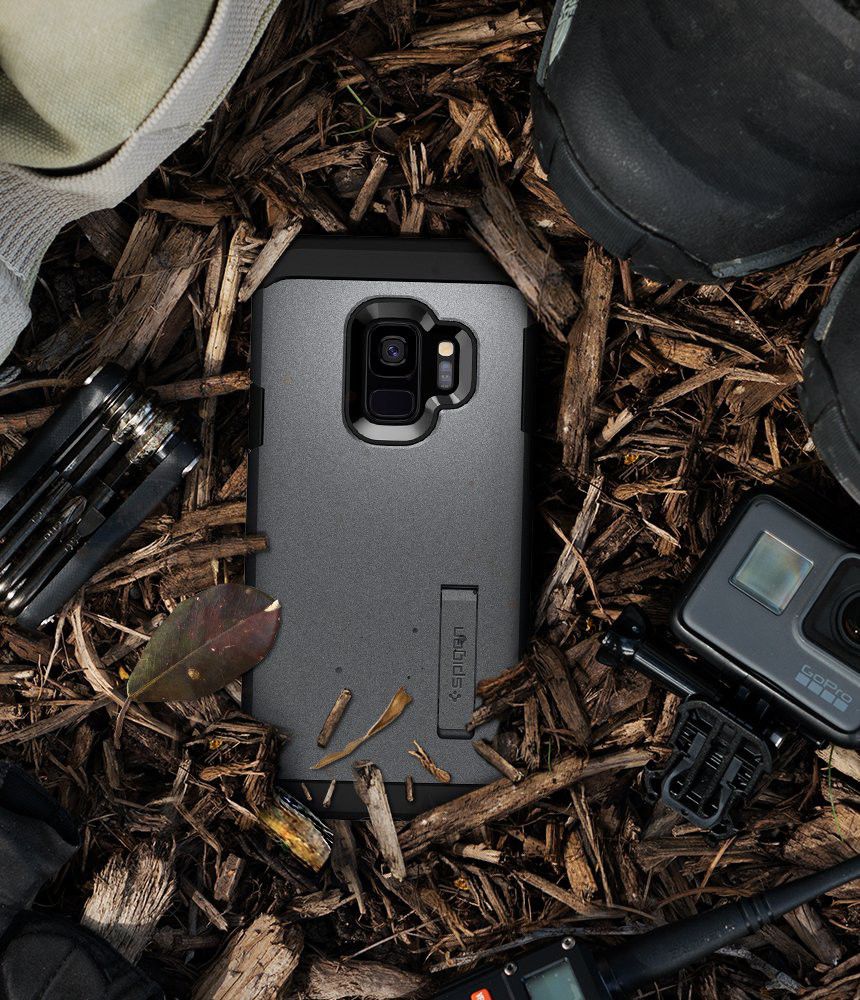 Spigen Tough Armor Case Samsung Galaxy S9 Graphite Gray afbeelding 10