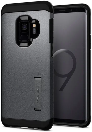Spigen Tough Armor Case Samsung Galaxy S9 Graphite Gray afbeelding 1