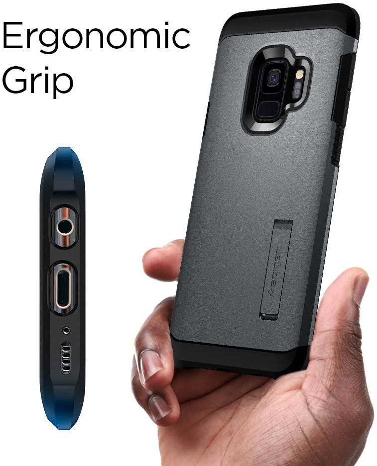 Spigen Tough Armor Case Samsung Galaxy S9 Graphite Gray afbeelding 8