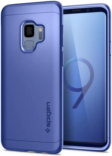 Spigen Thin Fit 360 Case Samsung Galaxy S9 Coral Blue afbeelding 2