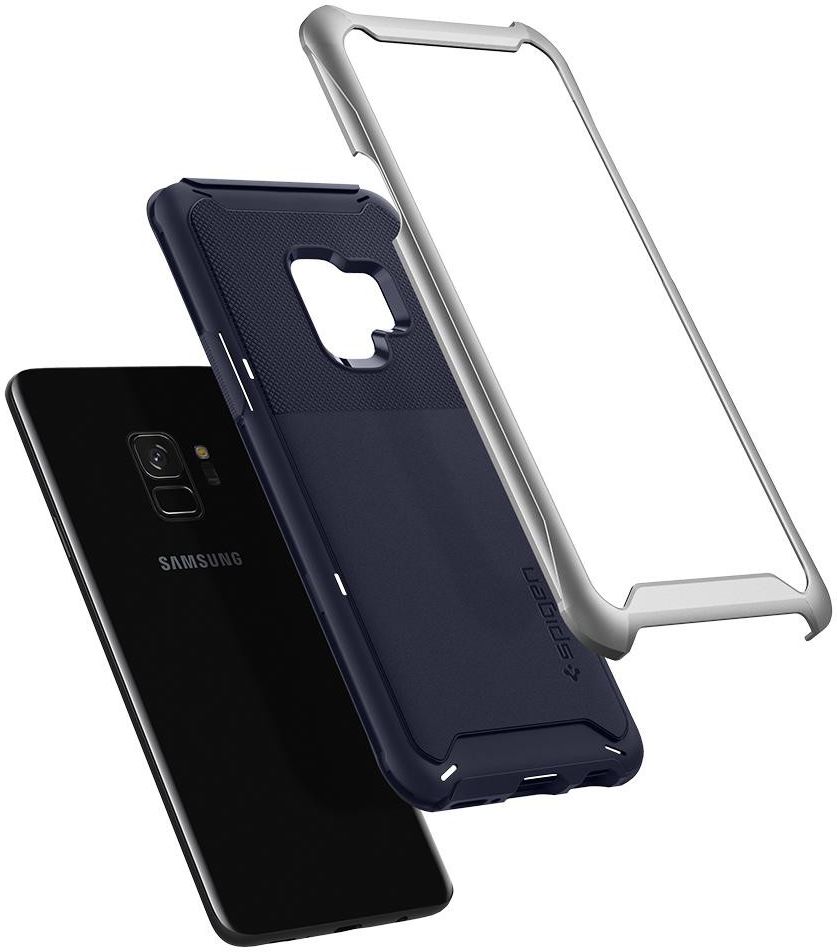 Spigen Neo Hybrid Urban Hoesje Galaxy S9 Arctic Silver afbeelding 4