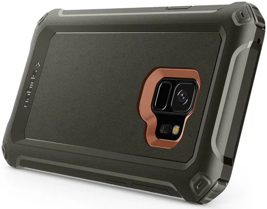Spigen Pro Guard Hoesje Samsung Galaxy S9 Army Green afbeelding 6