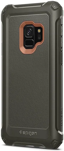 Spigen Pro Guard Hoesje Samsung Galaxy S9 Army Green afbeelding 7